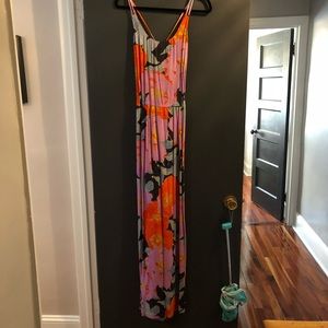 Loft long floral dress